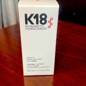 NWT K18 biometric hairscience, leave in molecular repair, hair mask, 1.7 oun…